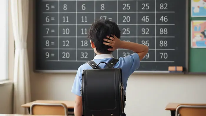 不登校で勉強しない息子が九九を覚えない理由