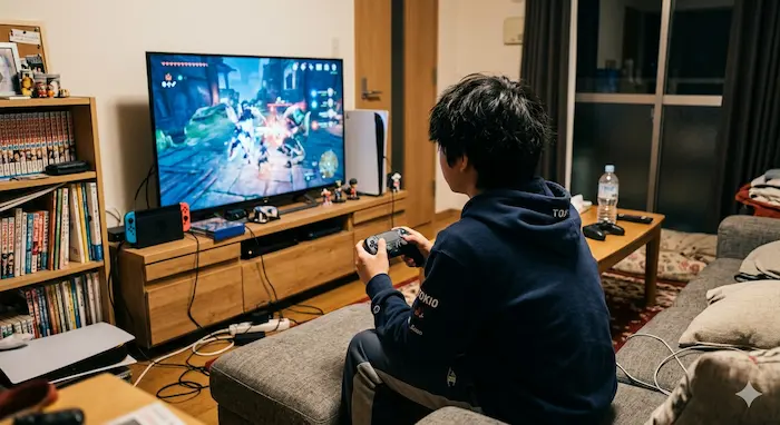 ゲームや動画には集中できた